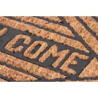 Lábtörlő Matt Gumi/Panama 40 X 60 cm Welcome