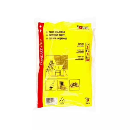 TOPEX Takarófólia 23B175 4x5 m 0,007