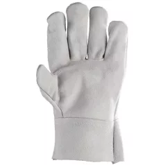   Hegesztőkesztyű, Szürke Marhahasíték, 7 cm Mandzsetta (10)