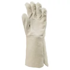   Hegesztőkesztyű, marhahasíték,15cm mandzsetta (Szürke 10)