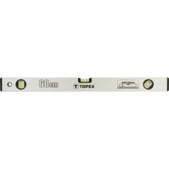 TOPEX Vízmérték 29C301 40 cm. Acél. 3 Libella