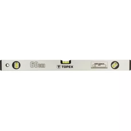 TOPEX Vízmérték 29C301 40 cm. Acél. 3 Libella