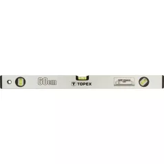 TOPEX Vízmérték 29C302 60 cm. Acél. 3 Libella