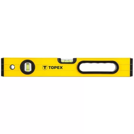 TOPEX Vízmérték 29C601 400 mm 3 Libella Fogantyúval Alumínium
