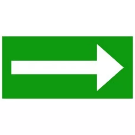 Iránynyíl - utánvilágító öntapadó, 200*100 mm