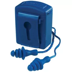   Earline - Kék Zsinóros, Lamellás Füldugó + doboz Snr 26 dB, 50 db