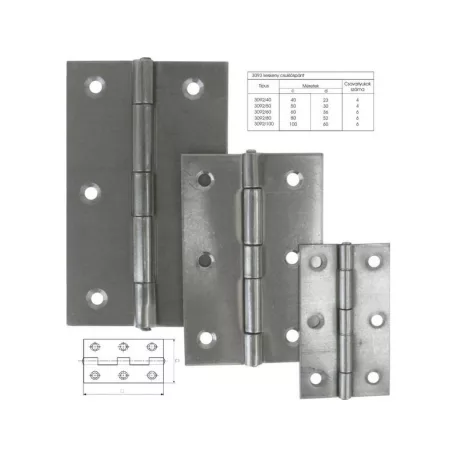 Csuklóspánt 3092/80 Keskeny/10 pár