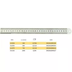 TOPEX Acélvonalzó 31C075 75 cm Rozsdamentes