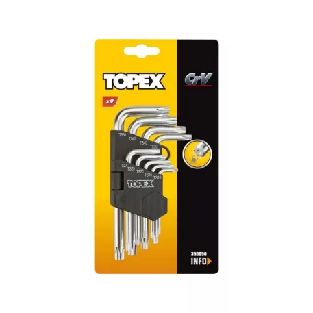 ÖT LAPÚ KULCS KLT TOPEX 35D950 TS10-50 9 R lyukas