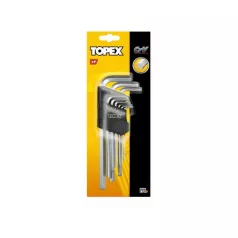 IMBUSZKULCS KLT TOPEX 35D956 9R HOSZÚ 1,5-10 MM