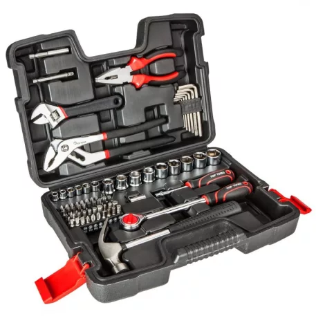 Szerszámkészlet Top Tools 38D510 1/4", 1/2" 81 Részes