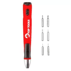 MŰSZERÉSZ CSAVARHÚZÓ KLT TOP TOOLS 39D197  7az1-ben