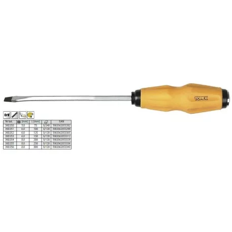 TOPEX Csavarhúzó 39D256 8x300