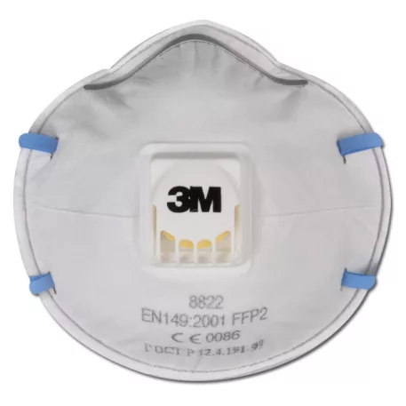 3M 8822 FFP2S Részecskeszűrő Szelepes Félálarc,10b/dob
