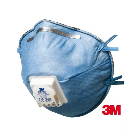 3M 9926 FFP2S RÉSZECSKESZŰRŐ FÉLÁLARC 10DB/DOB