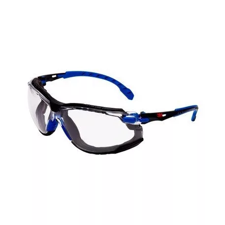 3M Solus S1101Sgafkt-Eu Védőszemüveg Kék/Fekete, Víztiszta