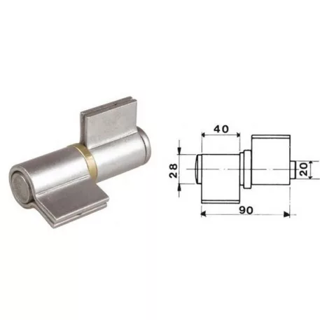 Kivehetőcsapú P.Ibfm 90 mm Egyenes /12 db