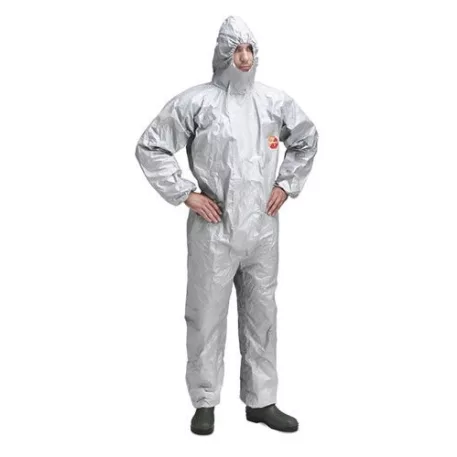 Tychem F Szürke Vegyszerálló Overál (XL)