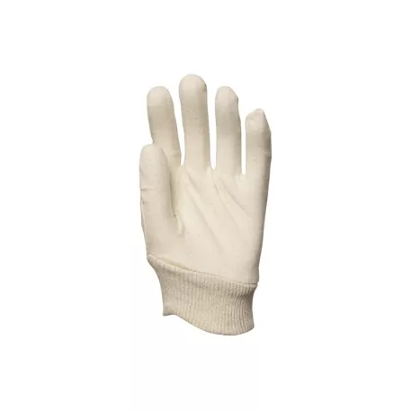 Pamutkesztyű, 30 gr-os Fehér Interlock, Mandzsettával (7)