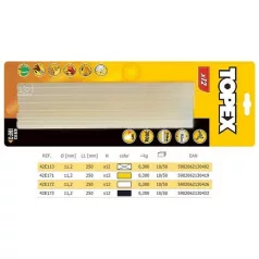 TOPEX Ragasztópatron 42E171 12 db Sárga