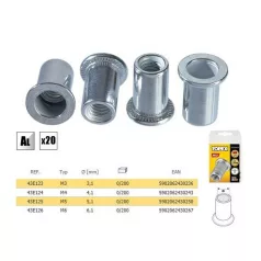 TOPEX Anyaszegecs 43E124 M4 /20 db