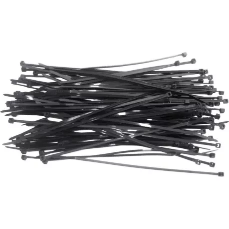 Kábelkötegelő Top Tools 2,5x100 mm/100 db Fekete