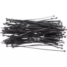 Kábelkötegelő Top Tools 3,6x300 mm/100 db Fekete