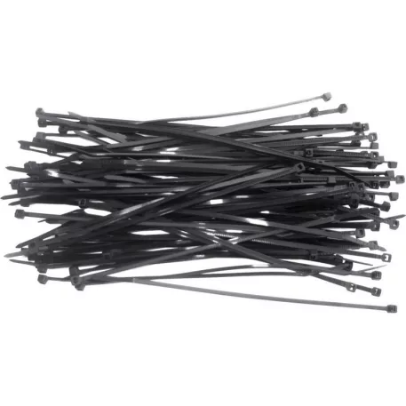 Kábelkötegelő Top Tools 3,6x300 mm/100 db Fekete