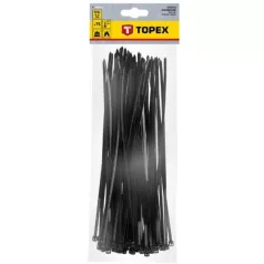 TOPEX Kábelkötegelő 44E983 7,6x500 mm/75 db Fekete