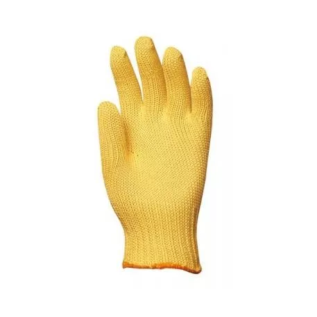 Kötött Vastag Sárga Kevlar Kesztyű, Vágásbiztos, Hőálló(9)