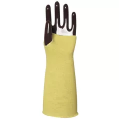 KÖTÖTT SÁRGA KEVLAR KARVÉDŐ, HŐ- ÉS VÁGÁSBIZTOS_45 CM