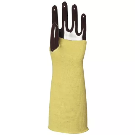 KÖTÖTT SÁRGA KEVLAR KARVÉDŐ, HŐ- ÉS VÁGÁSBIZTOS_45 CM