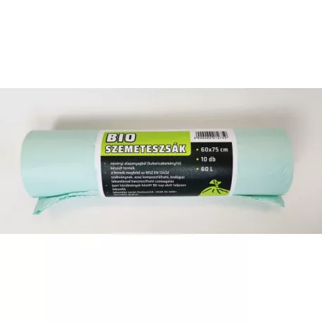 Szemeteszsák Komposztálható Pla 60X75cm 60 L 