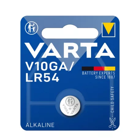 Varta Gombelem Alkáli V10Ga / Ag10 / Lr54 (1,5V) B1