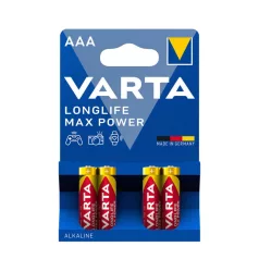 Varta Longlife Max Power Alkáli Mikro Elem AAA B4
