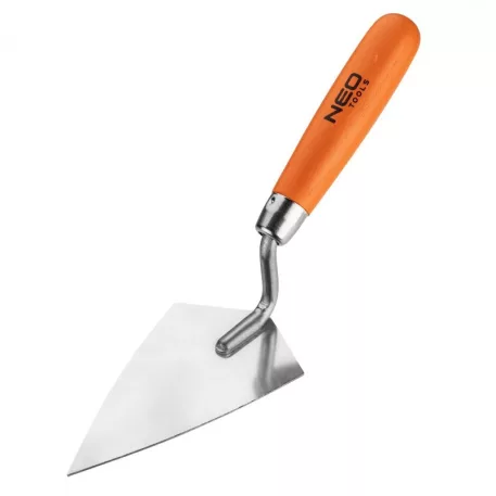 Stukkókanál Neo 50-121, Hegyes, 140X80 mm, Fa Markolat