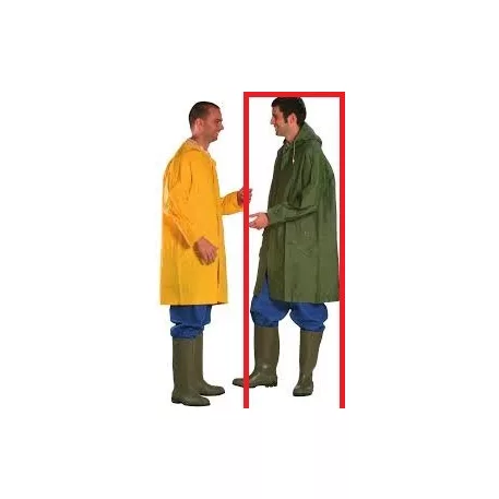100 cm PVC Köpeny-Zöld (M)