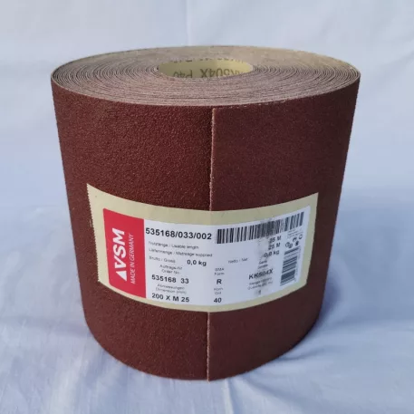 Parkettacsiszoló 200x25 M  P40