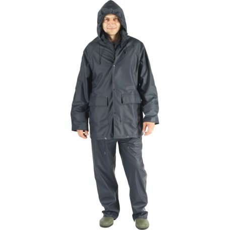 Pu/PVC Kék Esőruha 300gr (L)