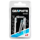 Csapos Csiszolókő Graphite 55H051 5X10mm, 3 db