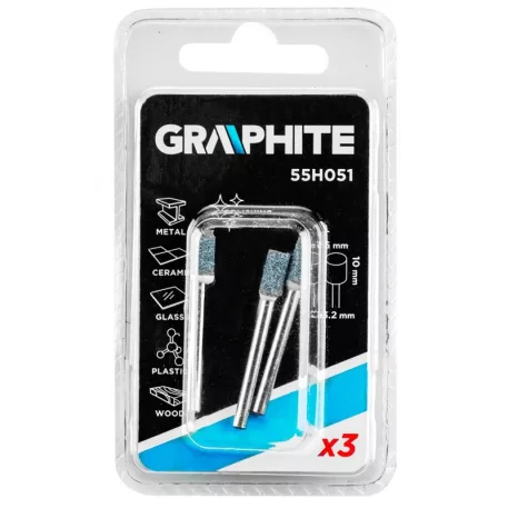 Csapos Csiszolókő Graphite 55H051 5X10mm, 3 db