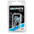 Csapos Csiszolókő Graphite 55H052 10X12mm, 3db