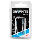Csapos Csiszolókő Graphite 55H054 5X10mm, 3 db