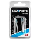Csapos Csiszolókő Graphite 55H056 6X10mm, 3 db