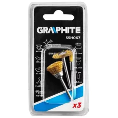 Csapos Kefe Készlet Graphite 55H067 Réz 3 R