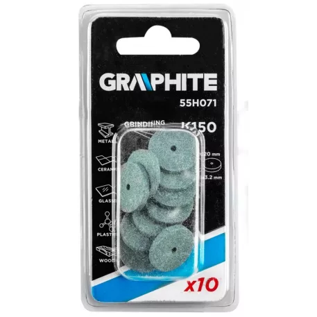 Csiszolókorong Graphite 55H071 10db