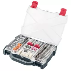   Tartozékkészlet Mini Fúró És Csiszológépekhez Graphite 55H084, 99 db