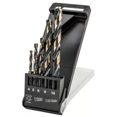   Csigafúró Készlet Graphite 55H086 Hss-Cnc 124° Pro-Tec, 4.0 - 10.0 mm 5 Részes