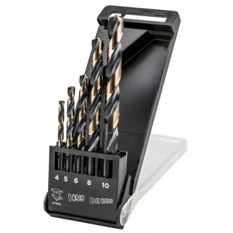 Csigafúró Készlet Graphite 55H086 Hss-Cnc 124° Pro-Tec, 4.0 - 10.0 mm 5 Részes