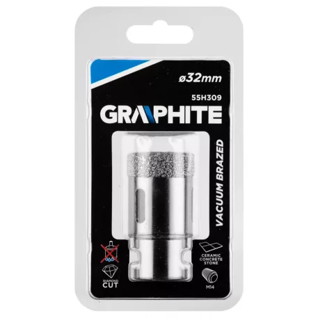 Körkivágó Graphite 55H309 Gyémántos 32 mm M 14